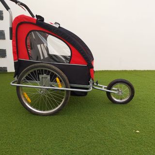 2 en 1: carrito para bicicleta y silla de paseo