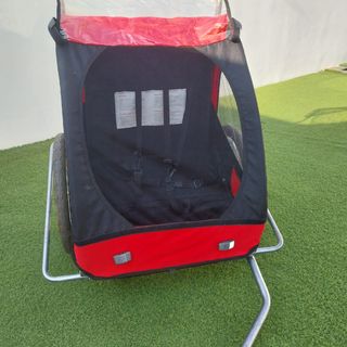2 en 1: carrito para bicicleta y silla de paseo