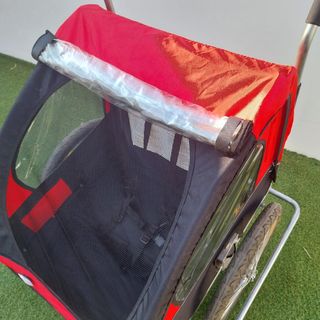 2 en 1: carrito para bicicleta y silla de paseo