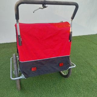 2 en 1: carrito para bicicleta y silla de paseo