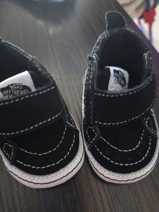 Vans para bebé negros