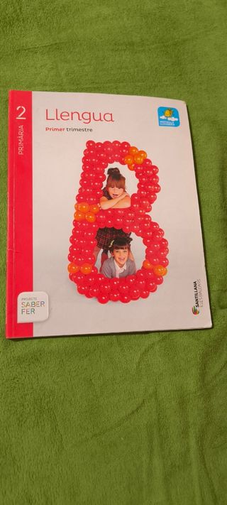 Libro Llengua 2 primaria saber fer (Tapa blanda)