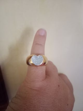 Anello Swarovski cuore con cristalli