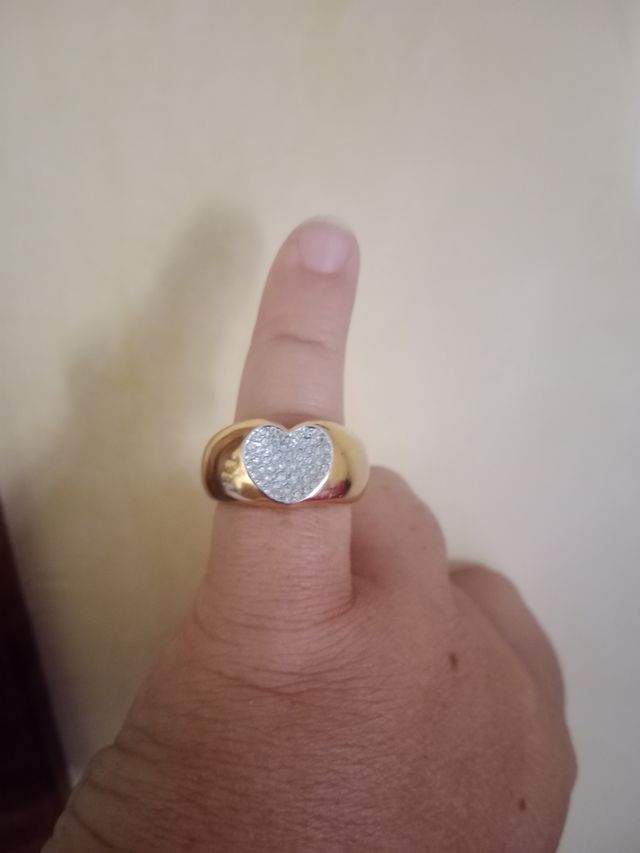 Anello Swarovski cuore con cristalli