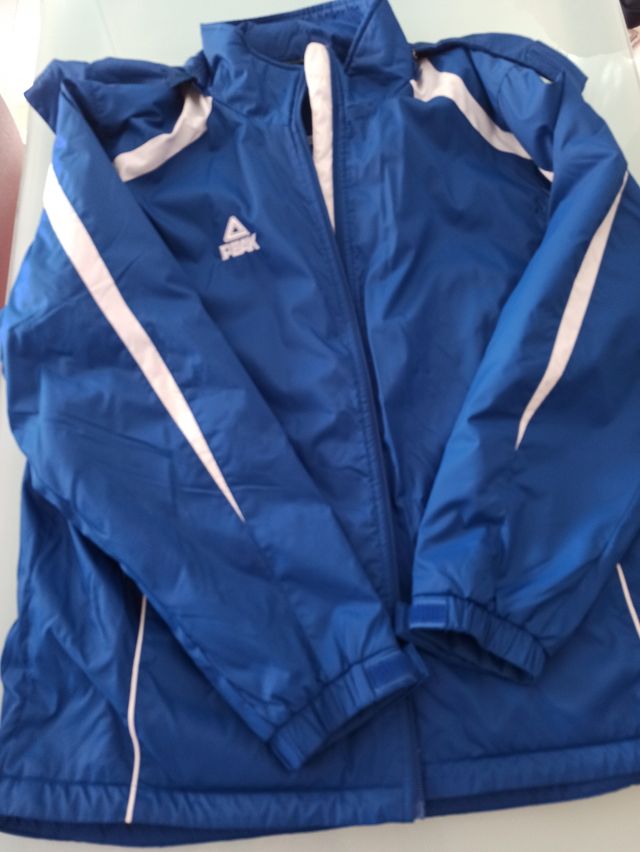 Chaqueta deportiva Peak forrada azul