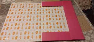 Cartelline con elastico rosa e rosso