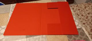 Cartelline con elastico rosa e rosso