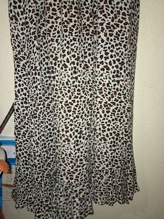 Vestido largo estampado
