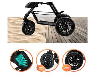 kk Kinderkraft MOOV Carrito bebé 3 Piezas
