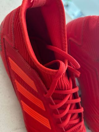 Botas de fútbol Adidas Predator Rojas Nuevas