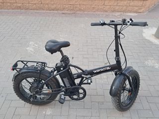 Bicicleta Eléctrica Plegable Wayscral Negra 
