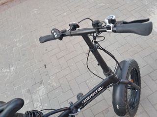 Bicicleta Eléctrica Plegable Wayscral Negra 