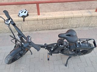 Bicicleta Eléctrica Plegable Wayscral Negra 