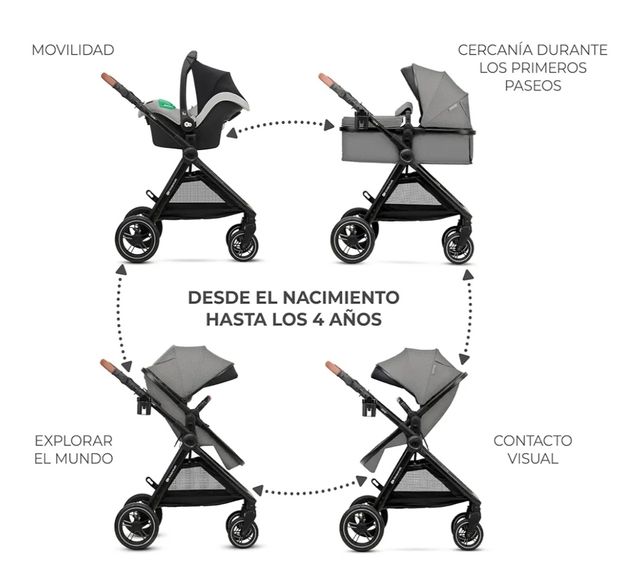 Carrito Bebé Kinderkraft con Silla Coche