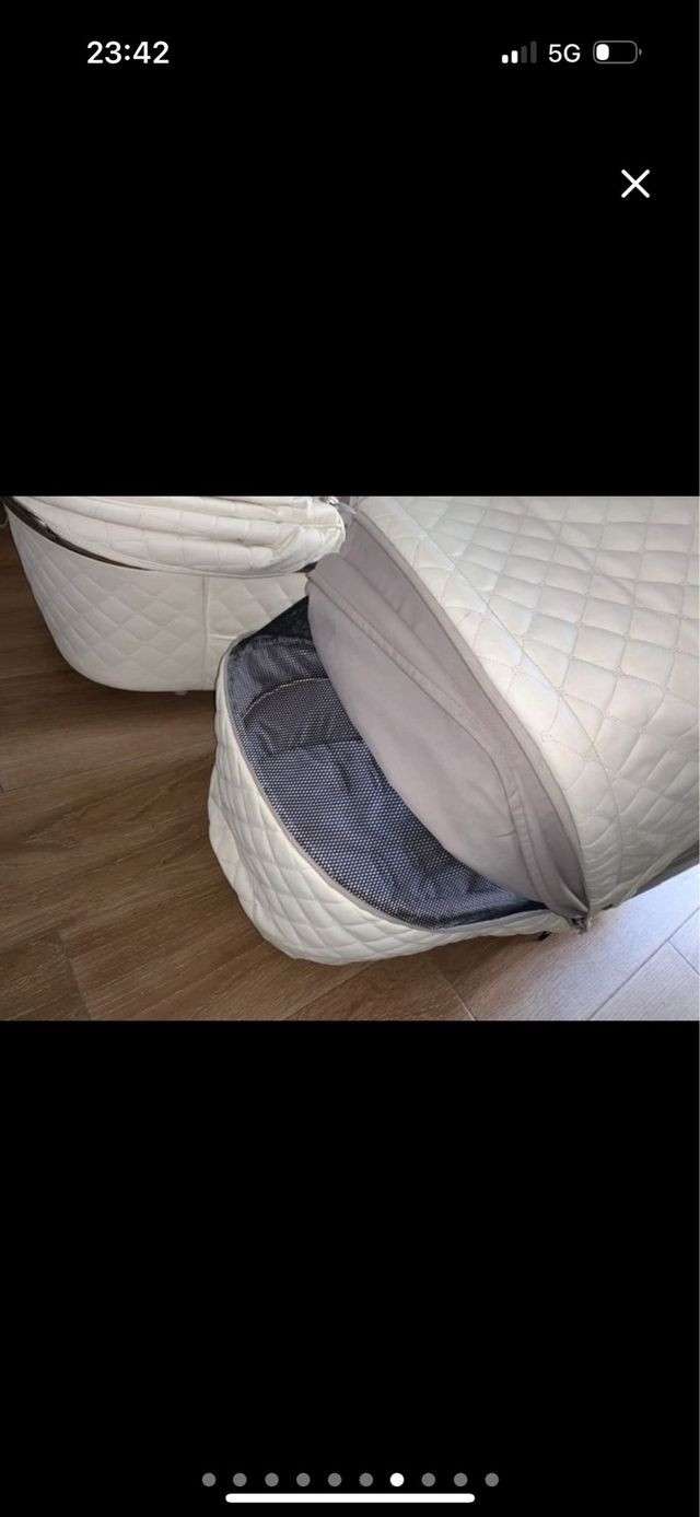 Carro Bebecar Via, capota/silla,dos manillarybolso