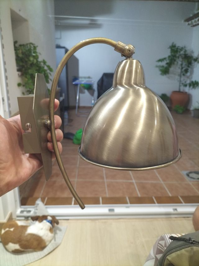 Aplique de pared vintage metal