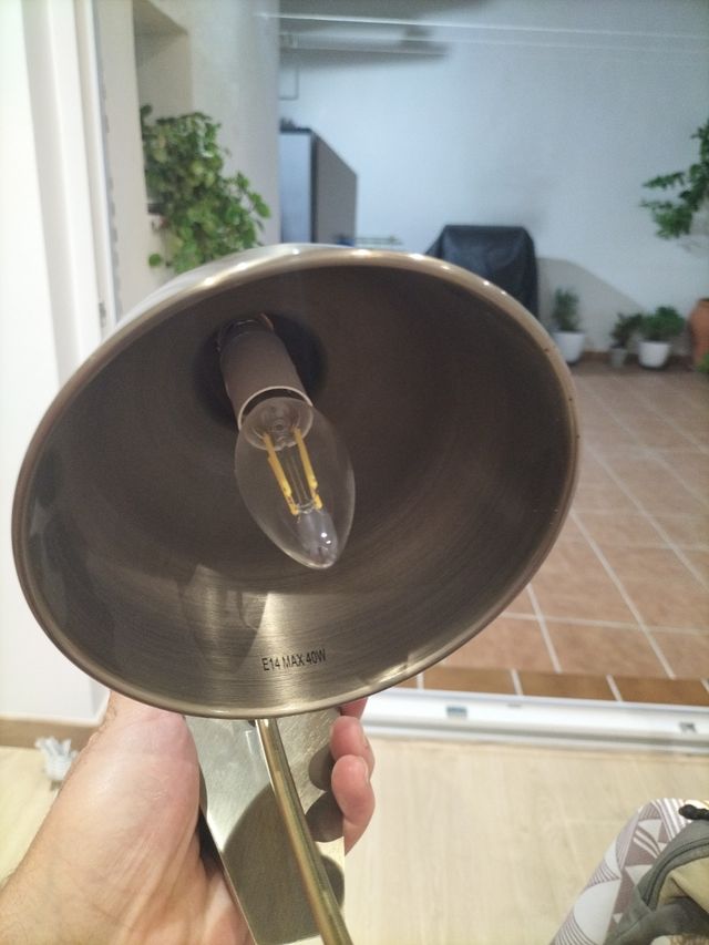 Aplique de pared vintage metal