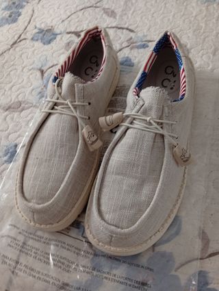 Zapatos náuticos blancos súper cómodos