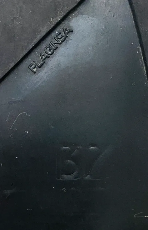 Botas Cowboy Piel Vintage Nature Negras