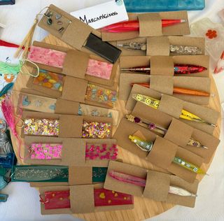 Marcapáginas artesanales de resina