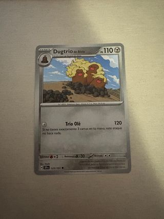 Dugtrio de Alola PS 110 Carta Pokémon