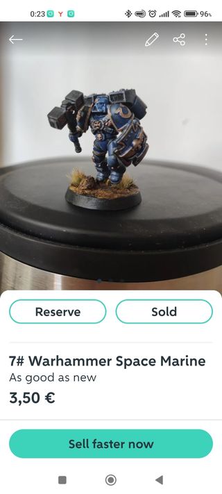 8 Miniaturas Space Marine Warhammer