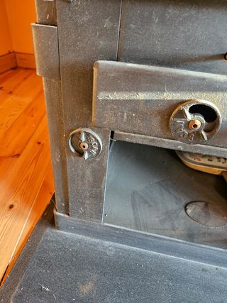 Estufa de leña de hierro fundido precio a convenir