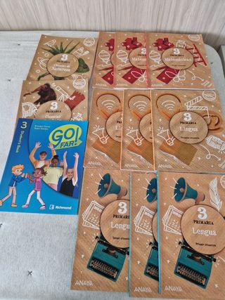 Libros de texto 3° E. PRIMARIA  ANAYA