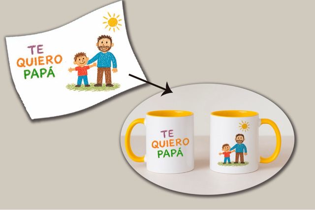 Taza personalizada con el dibujo original