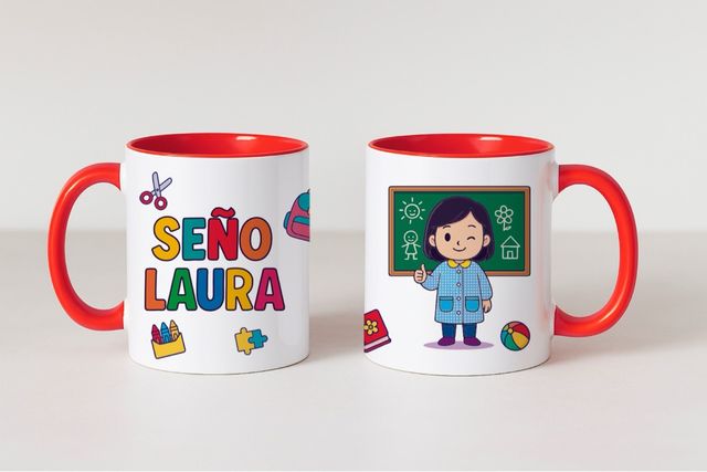Taza personalizada para profesor/a