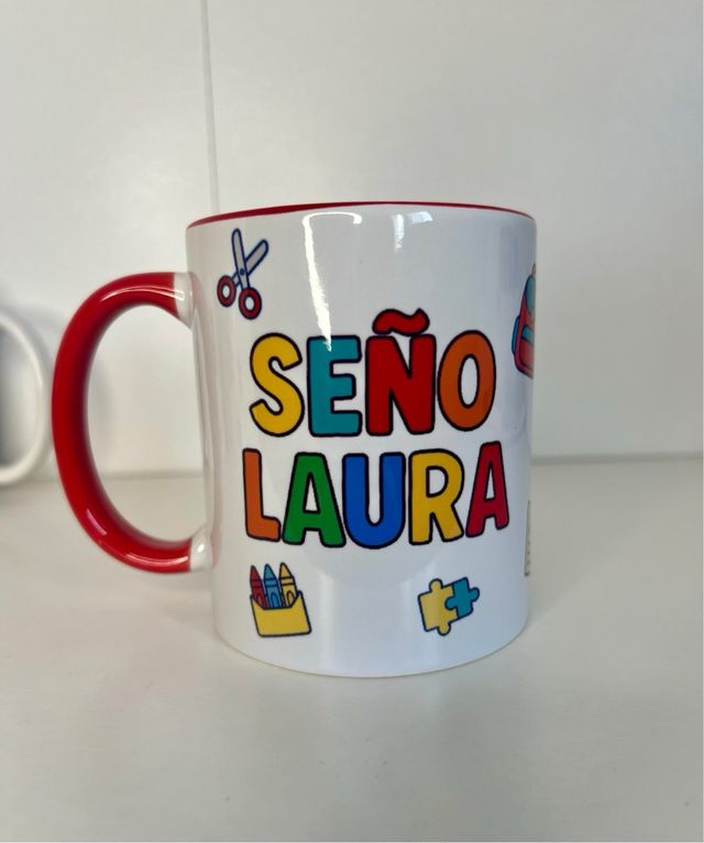 Taza personalizada para profesor/a