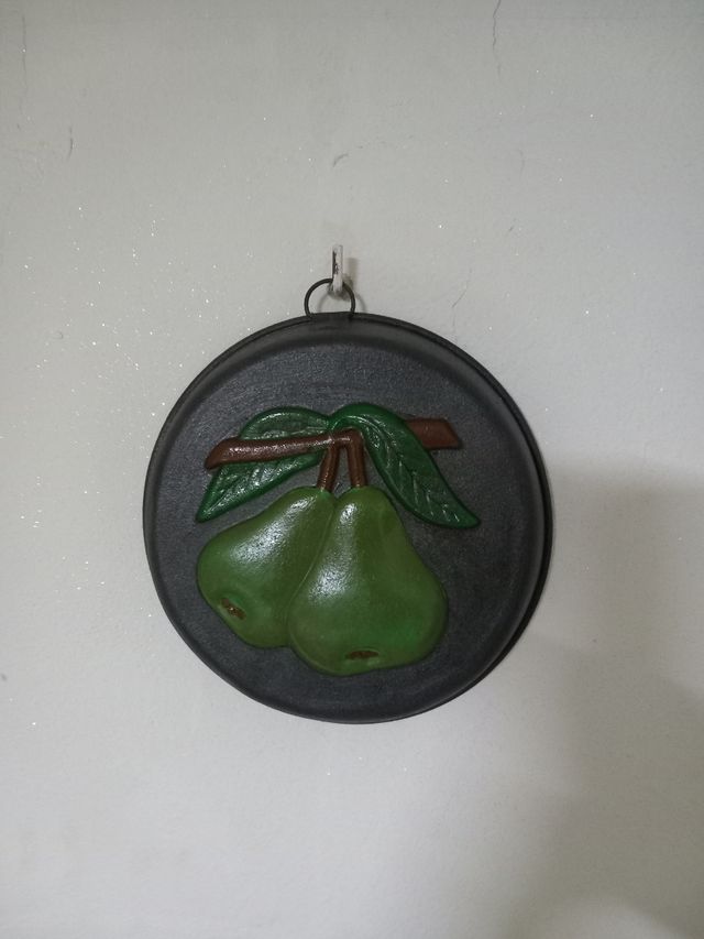 2 Scodelle Decorative Frutti Rilievo