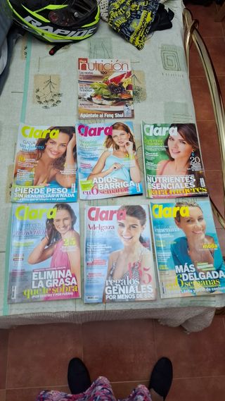 Lote de 7 revistas Clara.Antiguas