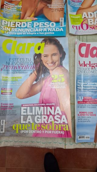 Lote de 7 revistas Clara.Antiguas