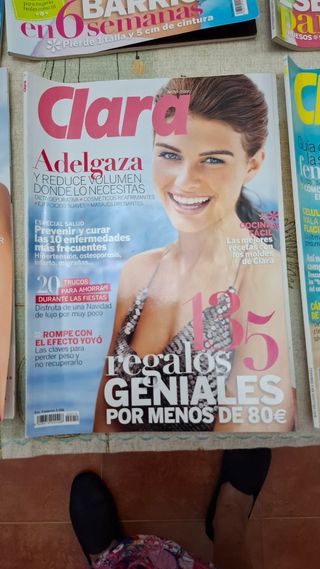 Lote de 7 revistas Clara.Antiguas