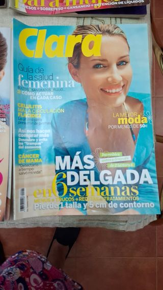 Lote de 7 revistas Clara.Antiguas