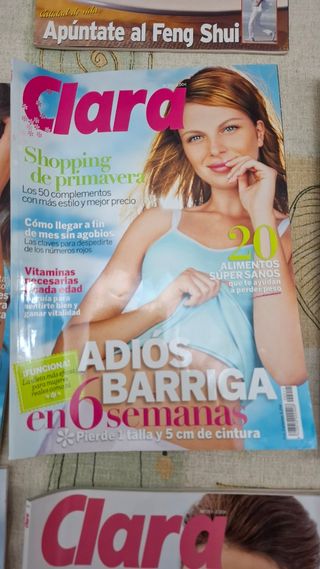 Lote de 7 revistas Clara.Antiguas