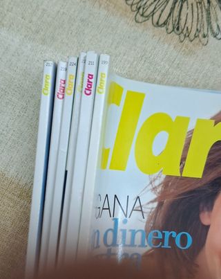 Lote de 7 revistas Clara.Antiguas
