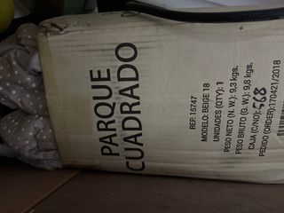 Parque cuna cuadrado Beige 18