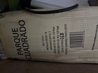 Parque cuna cuadrado Beige 18