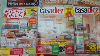 Lote 21 revistas:El mueble,cosas de casa,casa díez