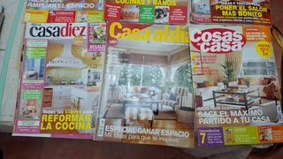 Lote 21 revistas:El mueble,cosas de casa,casa díez
