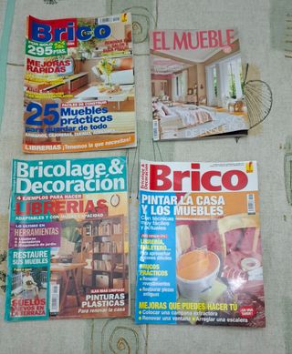 Lote 21 revistas:El mueble,cosas de casa,casa díez