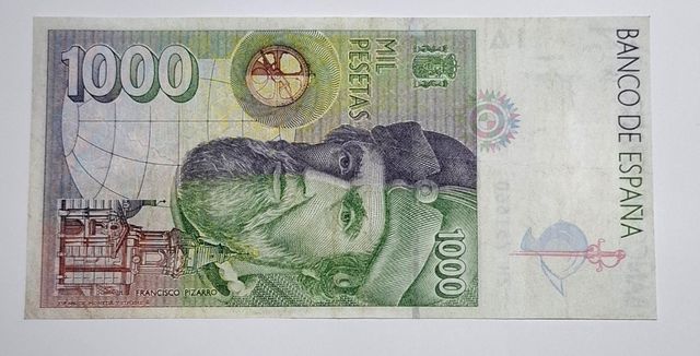 1000 Pesetas 1992 Serie 2H75