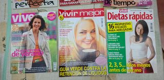 Lote de 11 revistas de Saber vivir y Vive