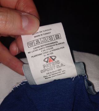 Falda deportiva ROX azul y blanca