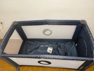 Cuna de Viaje Lionelo Stefi Azul