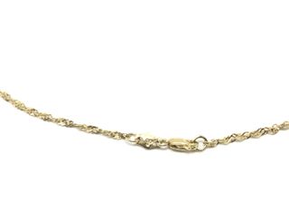 cadena oro 18k 22cm