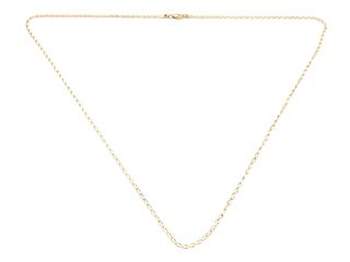 cadena oro 18k 27cm