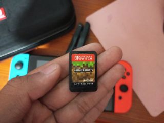 Nintendo Switch con Minecraft